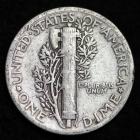 Image of 1941 MERCURY DIME / CIRCULATED GRADE GOOD / VERY GOOD 90% SILVER COIN