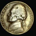 Image of 1940-D Jefferson Nickel - circulated