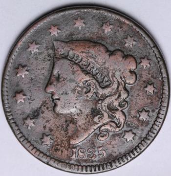 Image of 1835 Large Cent 