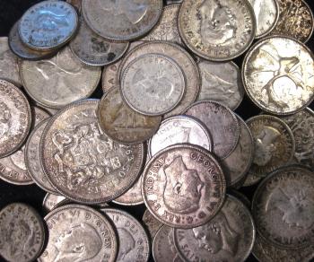 Image of $10.00 Face Value 80% Canada Silver Coins Pre 1965