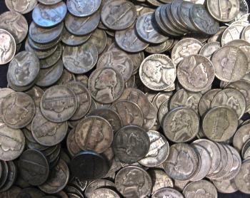 Image of ROLL OF 40 WAR DATE SILVER NICKELS