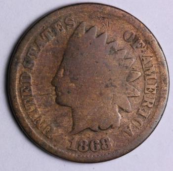 Image of 1868 Indian Cent GOOD
